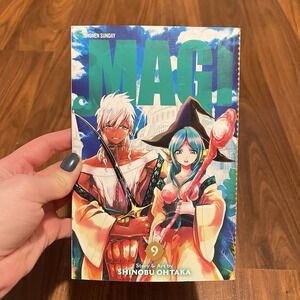 Magi The Labyrinth of Magic Vol 9 Manga English‎ Volume Shinobu Ohtaka 1st Print